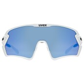 Очила Uvex Sportstyle 231 White Mat Mirror Blue CAT 2