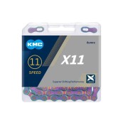 Верига KMC X11 – 11 speed – Aurora Blue – 118 links