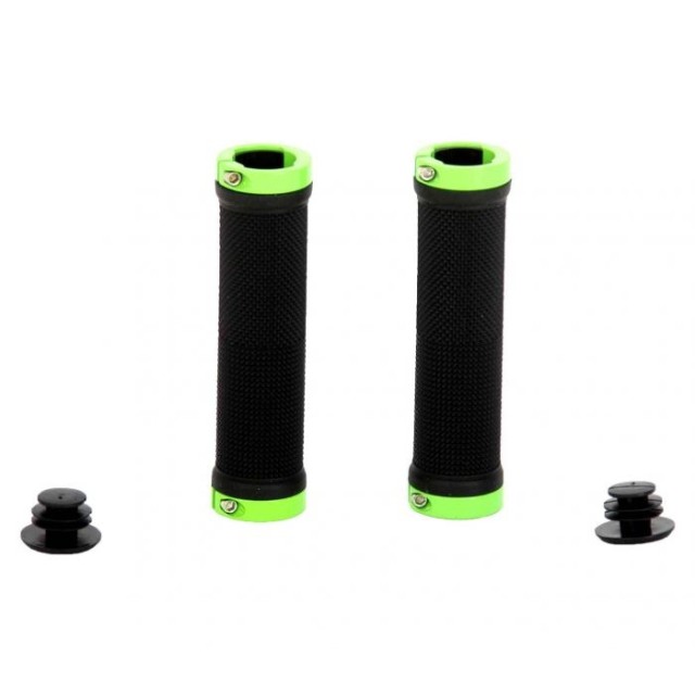 Ръкохватки CROSSER HL-G201 black w/apple green rings