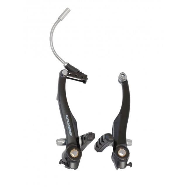Спирачка V-Brake предна алум CROSSER TX115C черна без опаковка