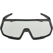 Очила Alpina Rocket V – black matt / Varioflex clear